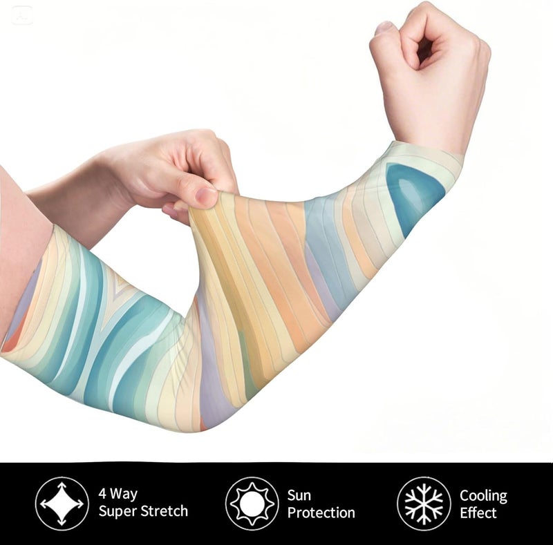 oyebn Arm Sleeves Outdoor Garden Sports Cooling Sun Sleeve for Women Men Farm - Image 3